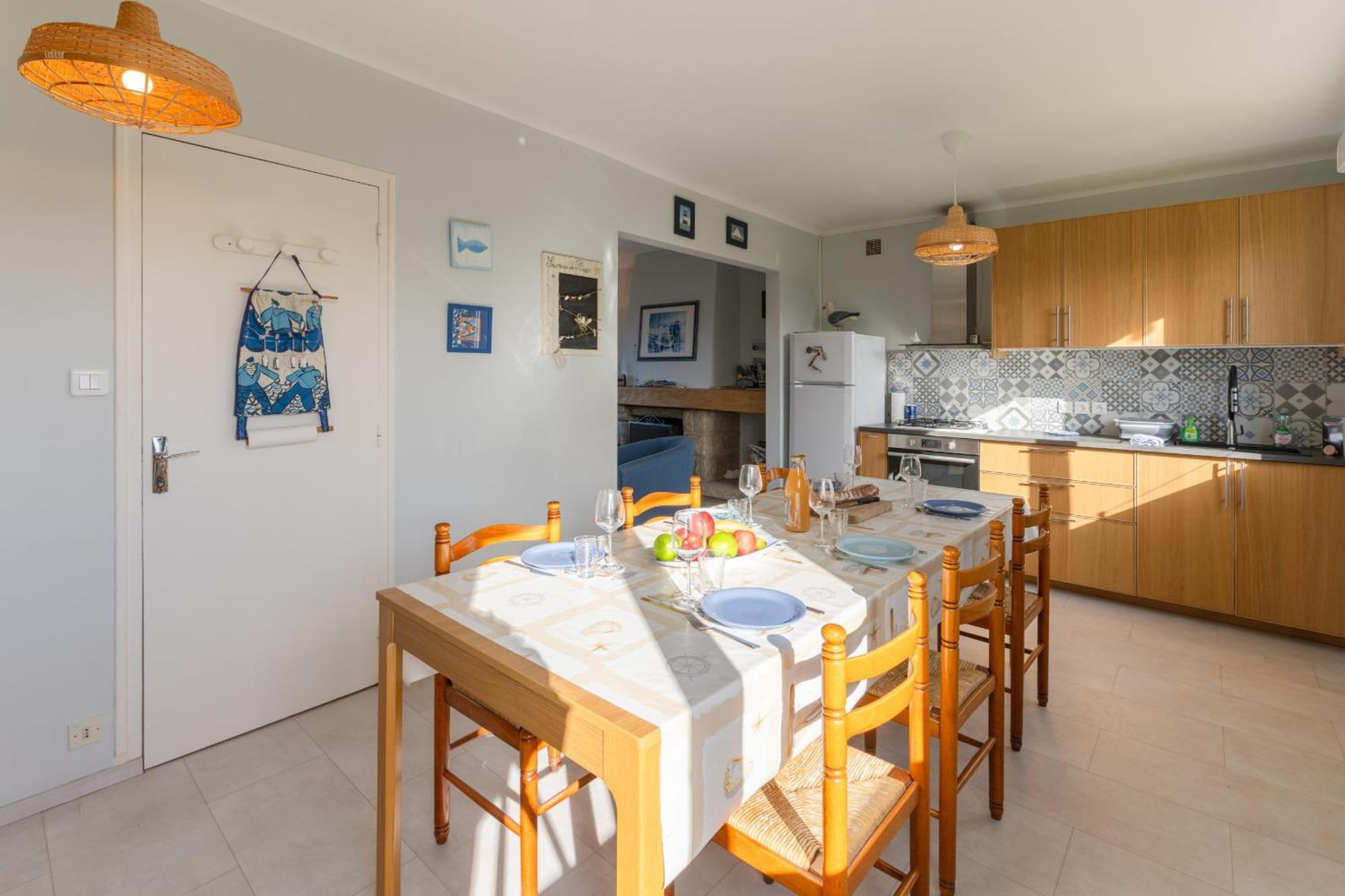 Ty Mor Bras - Maison Familiale A 2 Pas De La Plage Portsall エクステリア 写真